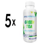 (225 g, 197,50 EUR/1Kg) 5 x (Allnutrition Green Tea - 90 caps)