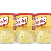 3x SlimFast Banana Meal Replacement Powder Shakes Weight Loss Diet - 3x 10 Meals