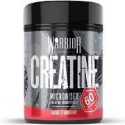 Warrior Creatine Monohydrate Powder 300g Micronized 60 Servings - Strawberry uk