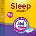 Wellblends Sleep Longer, Melatonin 10Mg, L Theanine 100 Mg, and GABA 100Mg, Slee