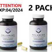 RELUMINS Vitamin C Complex Rose Hips&Bioflavonoids 180 Caps EXP:04/24