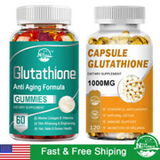 Nature's Live Glutathione Gummies/Capsules Skin Whitening Lightening Anti Aging