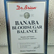Dr BRIAN BANABA BLOODSUGAR BALANCE 30 tablets   Brand US PHARMATEC  Made in USA