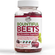 Bountiful Beets Gummies, Circulation Superfood, Promotes Energy and Endurance, N