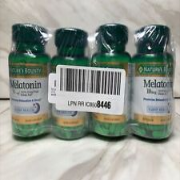 4 Pack Nature's Bounty Melatonin Sleep Aid 10mg, 60 Capsules EXP. 11/24 240 Caps