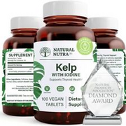 Kelp Iodine Supplement, Helps Improve Brain Health, Strengthens Immune System...