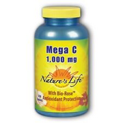 Mega Vitamin C 250 tabs 1000 mg by Nature's Life