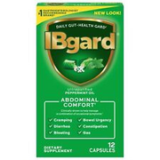 IBgard for Irritable Bowel Syndrome (IBS) Relief Bloating Gas 12 Capsules Sma...