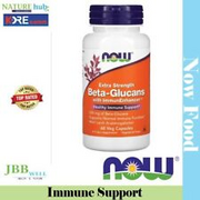 NOW Foods Beta-Glucans ImmunEnhancer Extra Strength 250 mg 60 Veg Caps 02/2027
