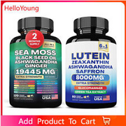 Sea Moss Multivitamin 19445MG & Lutein and Zeaxanthin Supplements 8000 MG