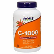 Vitamin C-1000 250 Tabs By Now Foods