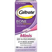 Caltrate Minis 600 Plus D3 Plus Minerals Calcium and D , Bone and Mineral for...