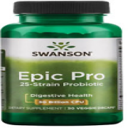 Epic Pro 25-Strain Probiotic 30 Vegetable Capsules Swanson