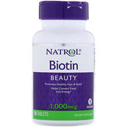 Natrol, (4 Pack) Biotin, 1000 mcg, 100 Tablets