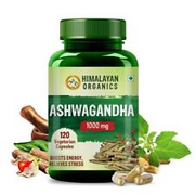Himalayan Organics Ashwagandha 1000Mg | Boost Energy, Strength 120 Capsules FS
