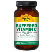 Buffered Vitamin C with Bioflavonoids 500 MG 250 Tabs By Country Life