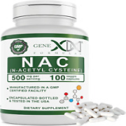 GENEX NAC 500Mg (100 Capsules) N-Acetyl Cysteine, Supports Liver Health - Non-Gm
