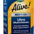Nature's Way Alive! Men’s 50+ Daily Ultra Multivitamin, High Potency, 60 Tablets