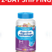 Digestive Advantage Daily Probiotic Gummies, 1 Billion CFU+Vitamin D,  120ct.