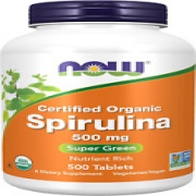 Supplements, Organic Spirulina 500 Mg with Vitamins, Minerals and GLA (Gamma-Lin
