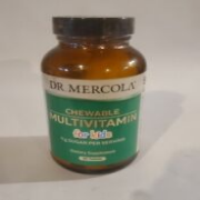 Dr. Mercola Natural Fruit Chewable Multivitamin for Kids ,No Sugar -60 Tablets
