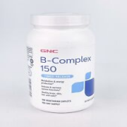 GNC B Complex 150 Timed Release 100 Vegetarian Caplets BB 10/2024