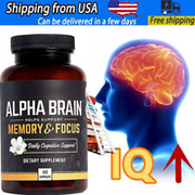 Alpha Brain Memory & Focus 60 Capsules Supplement for Men & Women AU US
