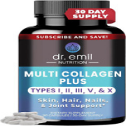 Multi Collagen Pills - Collagen Supplements to Support Hair, Skin, Nails, & Join
