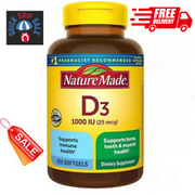 Vitamin Nature 1000 650 Made Softgels mcg. (25 exp. mcg) Supplement 25mcg D3,