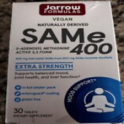 Jarrow Formulas, Inc. Vegan Naturally Derived Same 400 Extra Strength Exp 10/25