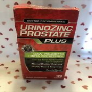 Urinozinc Prostate Plus Dietary Supplement 120CT Healthy Flow EXP9/26 Damage Box