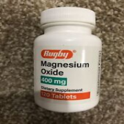 Rugby Magnesium Oxide 400mg Dietary Supplement - 120 Tablets