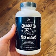 NEW SEALED Ancestral Supplements Grass Fed Beef Organs - 180 Capsules EXP: 9/26