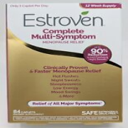NEW SEALED Estroven Complete Multi-Symptom Menopause Relief 84 Caplets 12 Weeks!