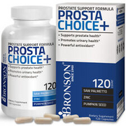 Bronson ProstaChoice+ Superior Formula for Prostate Support for Men,120 Capsules