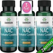3 Pack NAC N-Acetyl Cysteine 300 Capsules (3x100) 600mg Liver Health Antioxidant