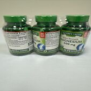 3X Nature’s Truth Magnesium 400 mg. 72 Quick Release Softgels each. EXP. 01/26