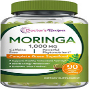 Doctor'S Recipes Organic Moringa 10,800 Mg Strength, Pure & Wild Harvested, Comp