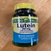 Spring Valley Lutein with Zeaxanthin Softgels for Eye Vision Health,20mg, 90 ct.