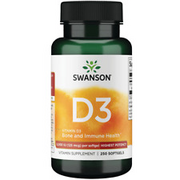 Vitamina D3 mayor potencia, fortalece tus huesos y sistema inmune 250 capsulas
