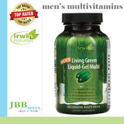 Irwin Naturals Men's Living Green Liquid-Gel Mult 90 Liquid Soft-Gels