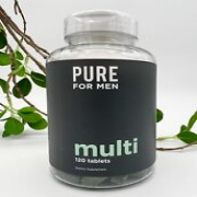 Pure for Men Multivitamin for Men | Energy & Stress Support, Strong Bones, Rich