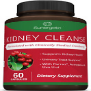 Premium Kidney Cleanse Supplement – Powerful Kidney Support Formula with Cranber