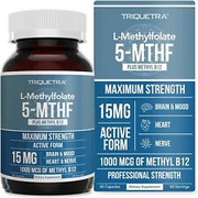 L Methyl Folate plus Methyl B12 Cofactor - 15Mg