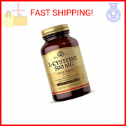 Solgar L-Cysteine 500 mg, 90 Vegetable Capsules - Free Form Amino Acid - Keratin