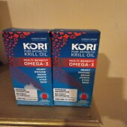 Kori Pure Antarctic Krill Oil  Omega-3 400MG 90 Softgels Exp. 10/26 - 2 boxes