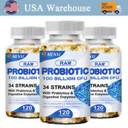 100 Billion Probiotics CFU Potency Gut Health Probiotic Supplement 360 Capsules