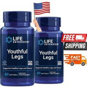 YOUTHFUL LEGS HEALTHY LEGS VEINS CIRCULATION  60 Capsule LIFE EXTENSION, 2CT