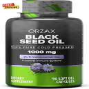 ORZAX Black Seed Oil Capsules (90-Day Supply) - 2% Thymoquinone, Non-GMO, Gluten