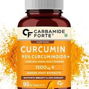 CarbamideForte Curcumin with PiperineTablets with95%Curcuminoids ImmunityBooster